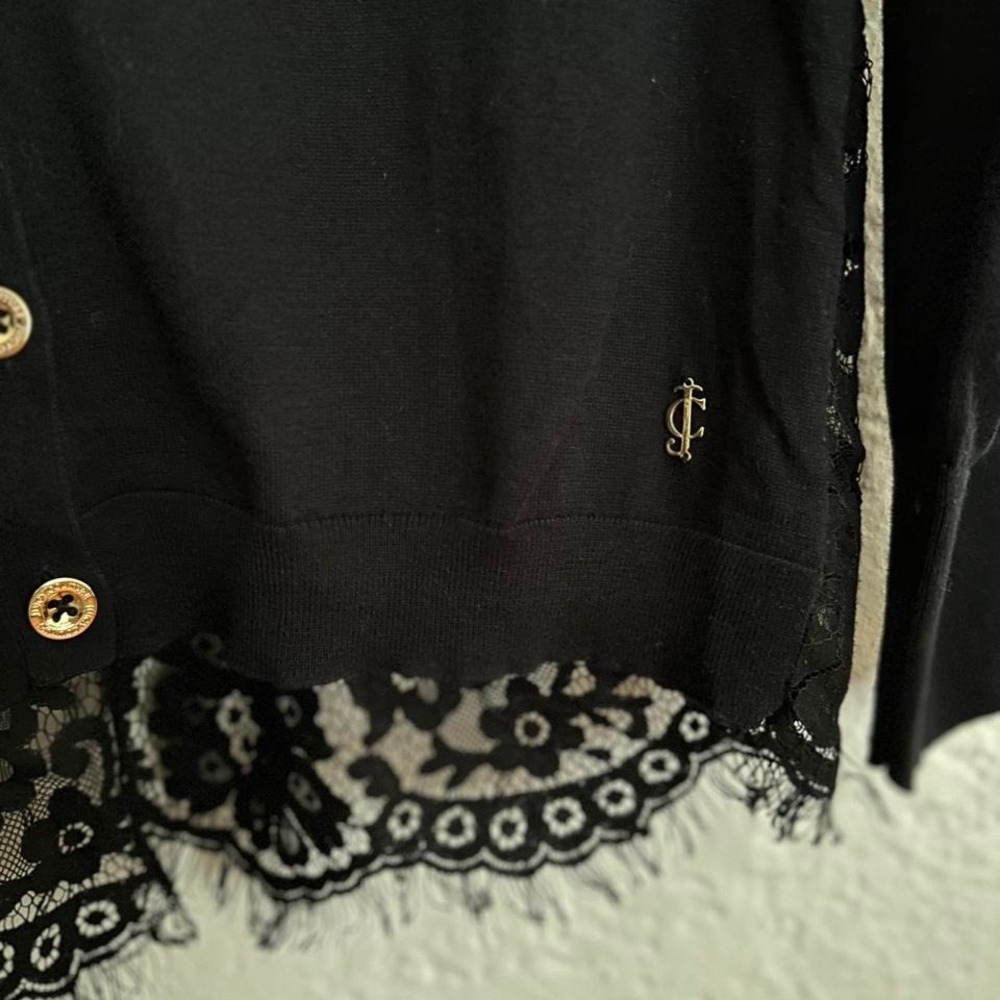 Juicy Couture Black Lace Cardigan - Picture 4 of 7
